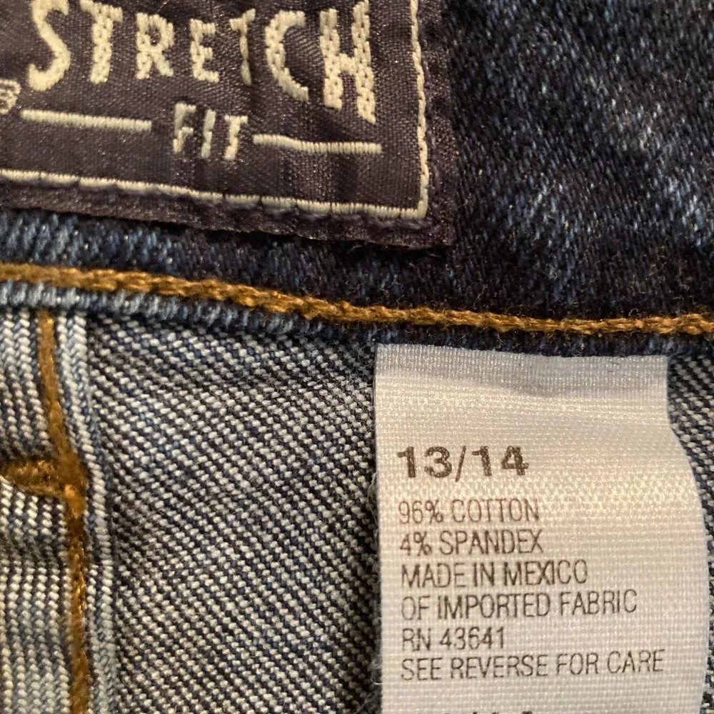 NWOT Vintage Route 66 Stretch Fit High Rise Denim Jeans Size 13/14 (#1)